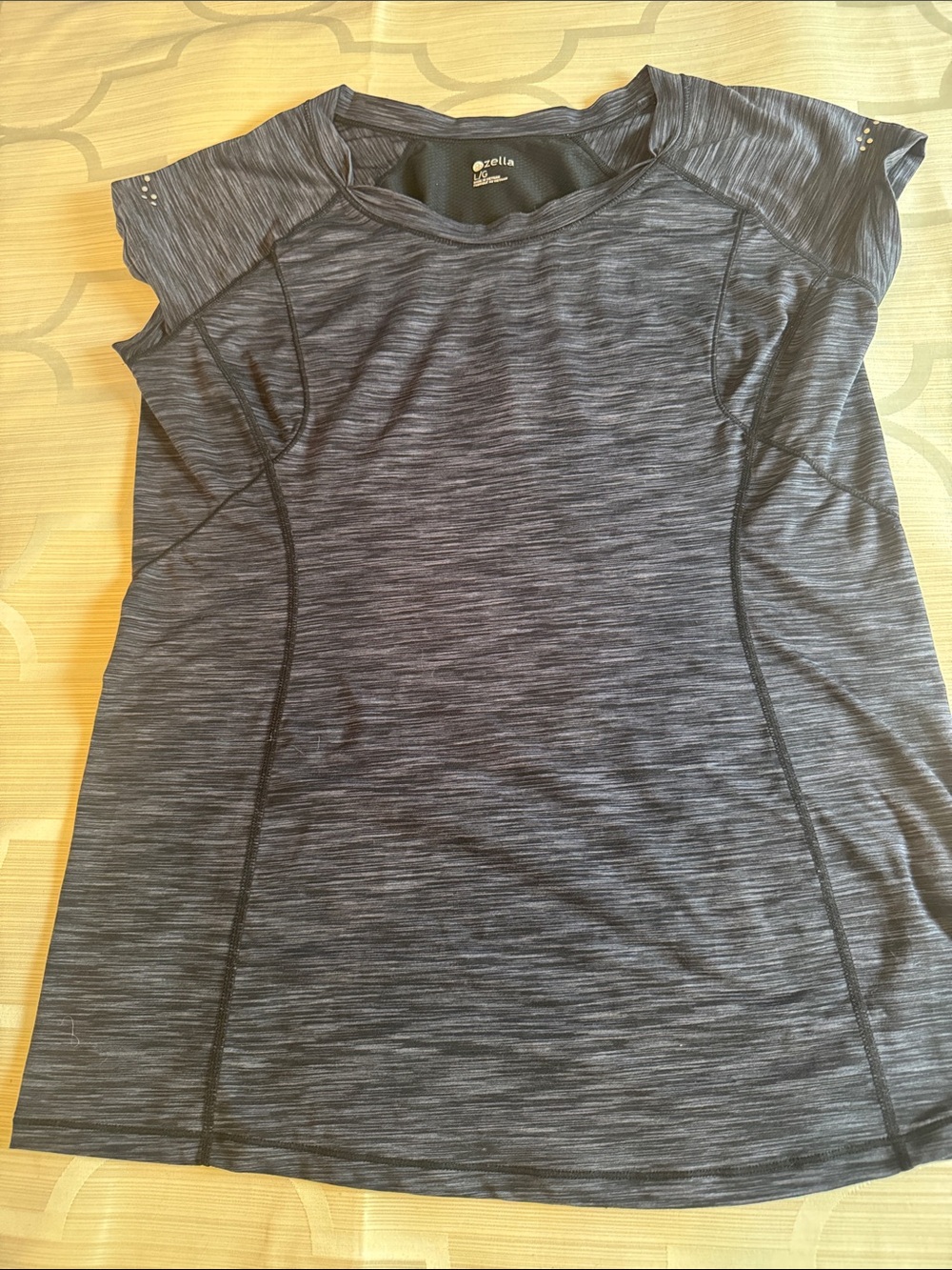 Zella Heathered Charcoal Short-Sleeve Active Tee